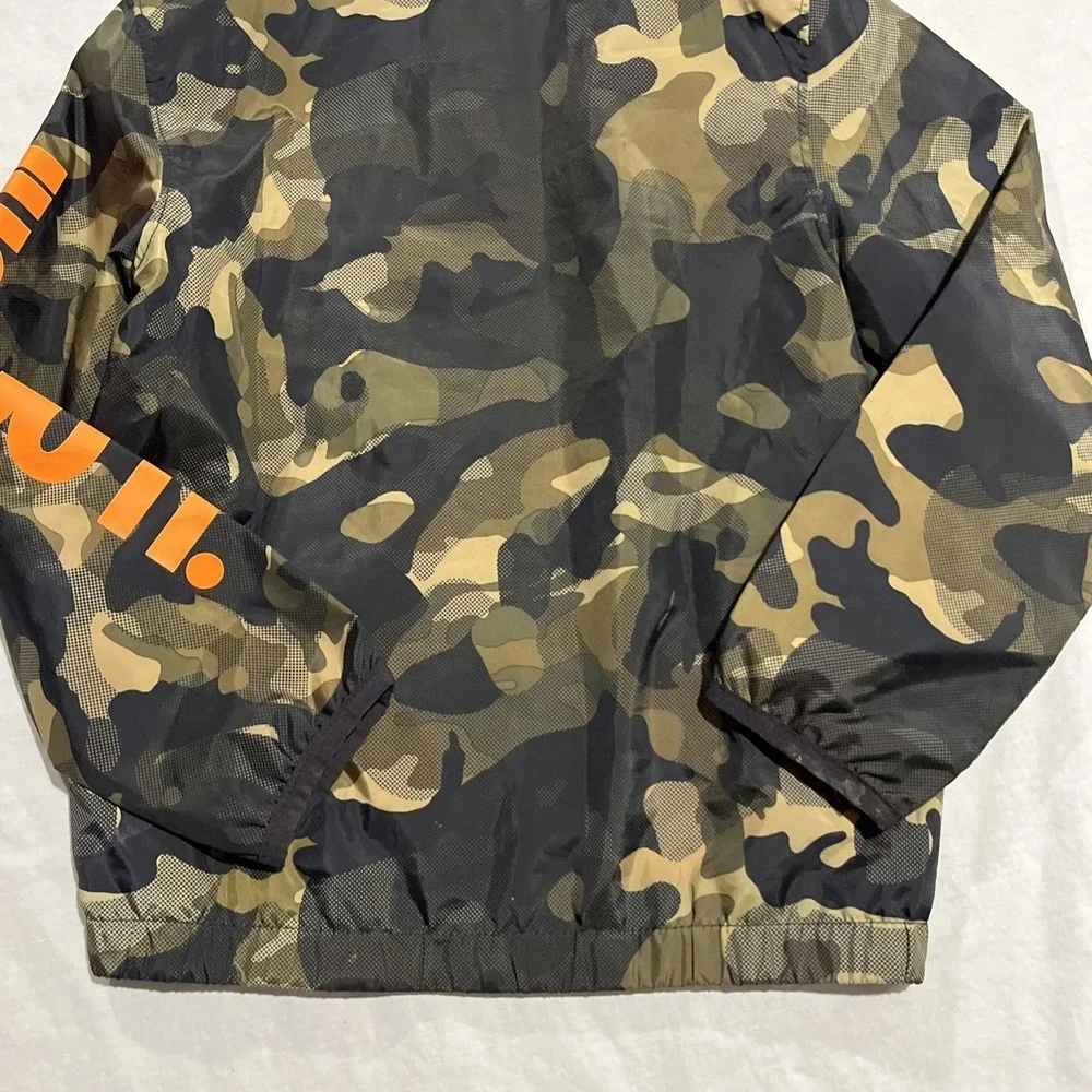 Nike Camo Hooded Jacket Toddler Kid's Sz 4T Camouflage Just Do It Windbreaker